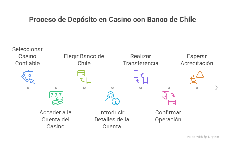 Cómo hacer depósitos en casinos con Banco de Chile